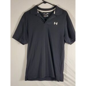 Under Armour Men's‎ HeatGear Loose Fit Polo Shirt Black Size SM